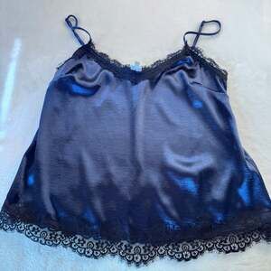 Anthropologie Lace-Trimmed Satin Cami Top Size 10